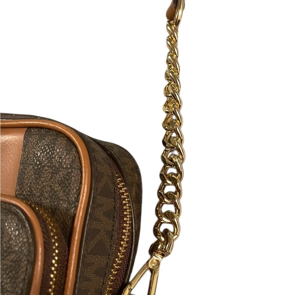 NWOT Michael Kors Jet Set Striped Crossbody - Picture 7 of 14